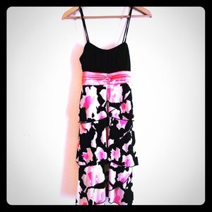 Taboo medium little black party dress pink